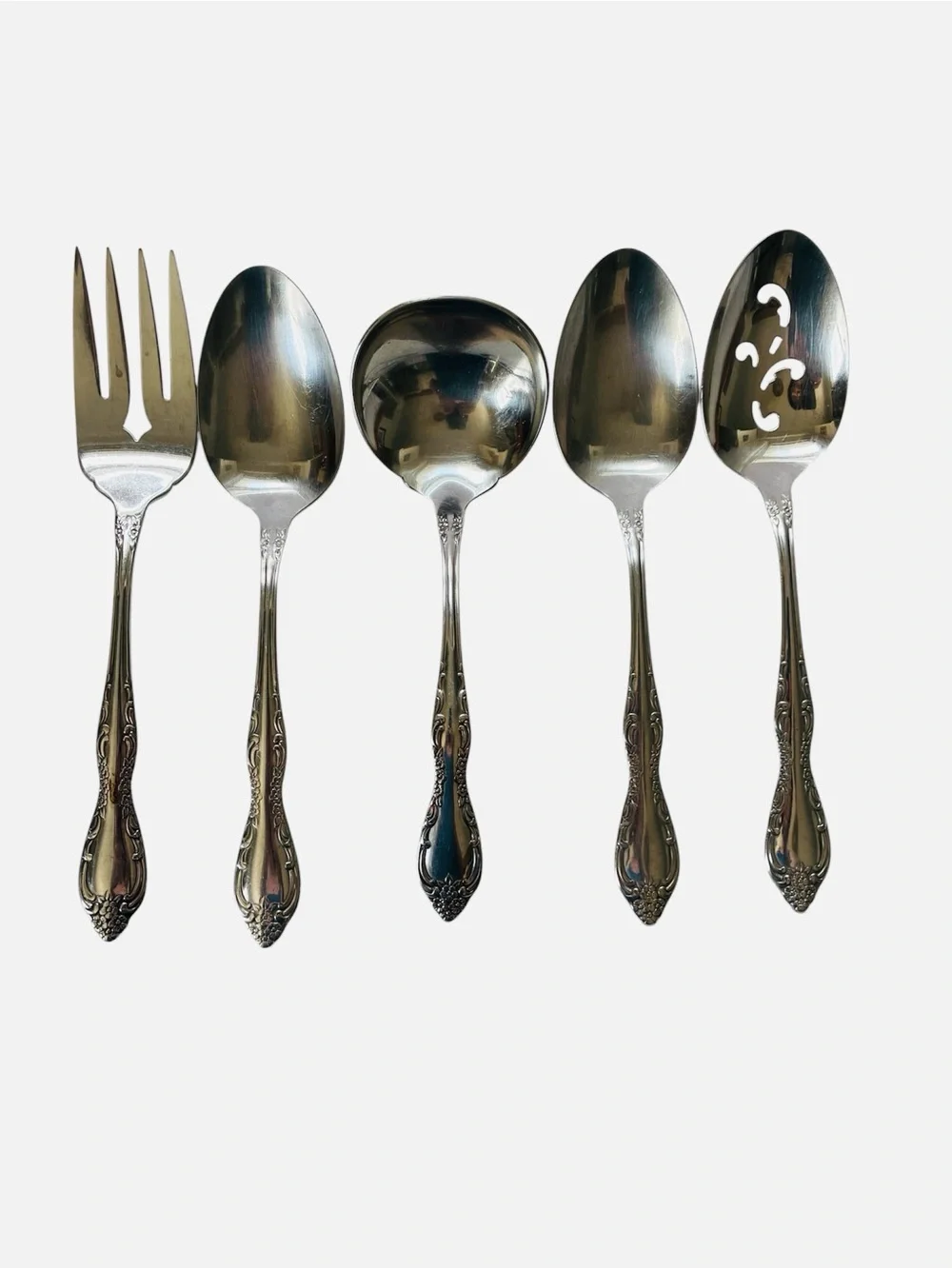 Oneida Bourbon Stainless Steel 5 Piece Serving Set